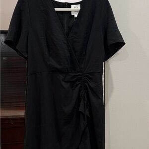 NWT Chic Black Wrap Dress